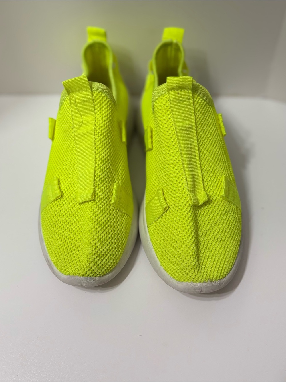Women’s Slip-On Active Sneakers in Neon Yellow/Lime Green